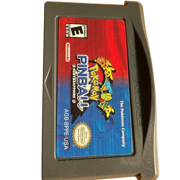 Pokémon Pinball Ruby & Sapphire Nintendo Game Boy Advance GBA Cartridge Works - Picture 2 of 3